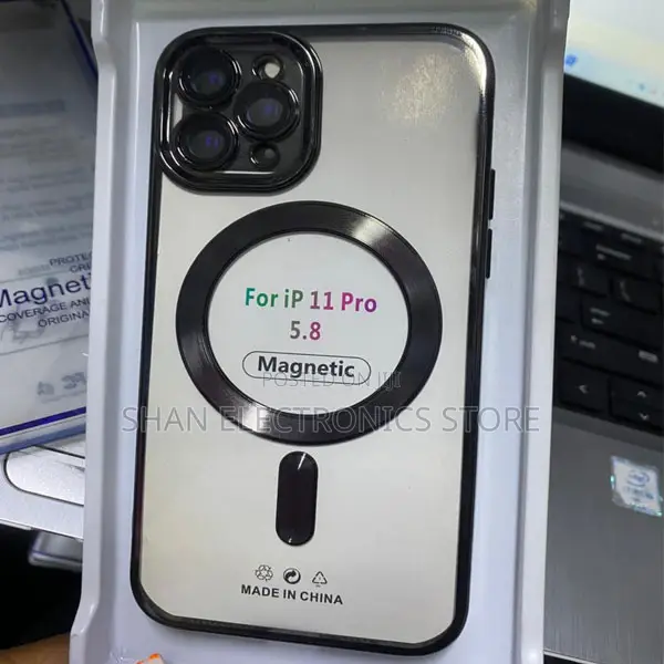 Magnetic Transparent Phone Case for iPhone 11
