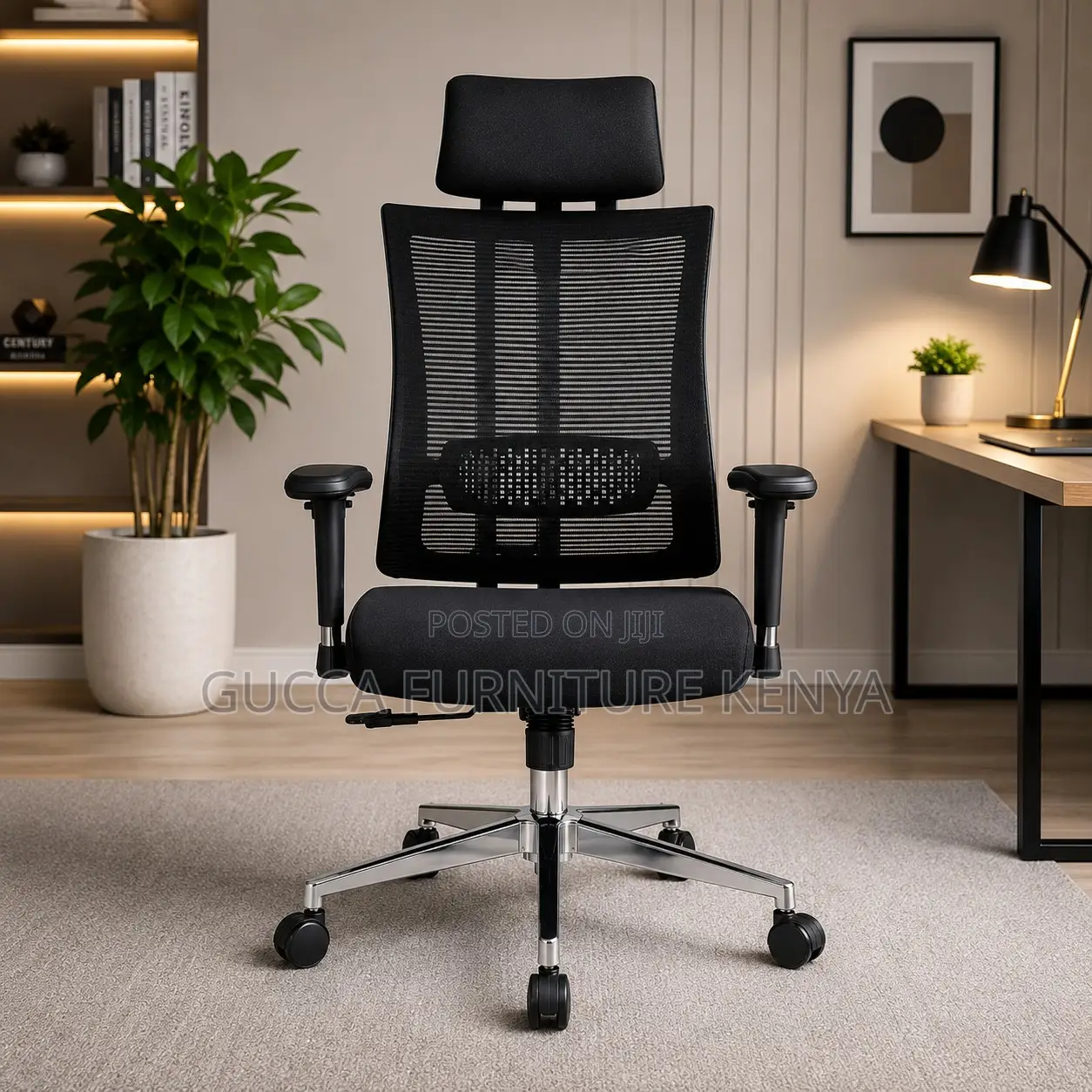 Ergonomic High Back Mesh Chair.