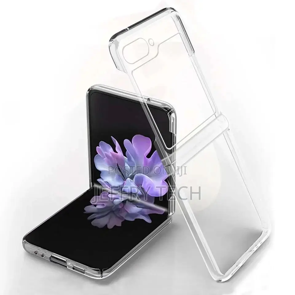 Samsung Galaxy Z Flip 5 Phone Case Bumper Silicone Gel Clear Cover