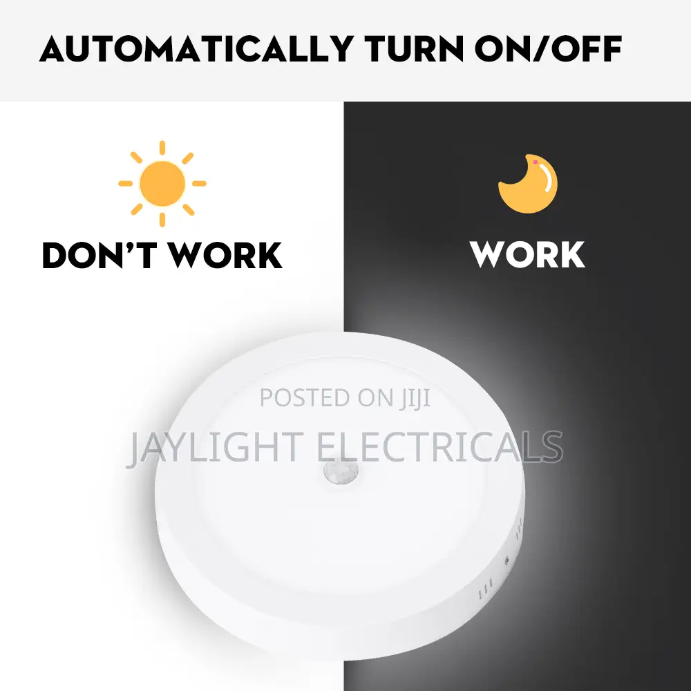 18w Round Ceiling Smart Induction Pir Motion Sensor Led Light