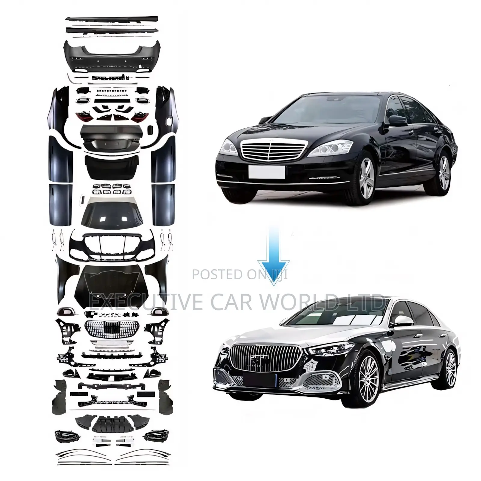 Mercedes-benz S-class W221 To W223 Maybach Facelift Kit