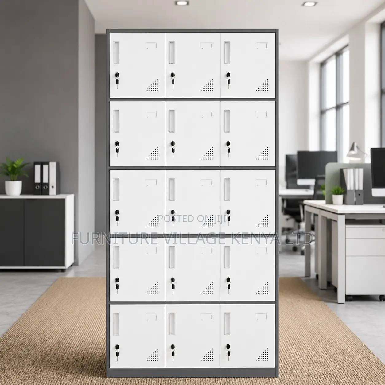 15-Locker Office Cabinet