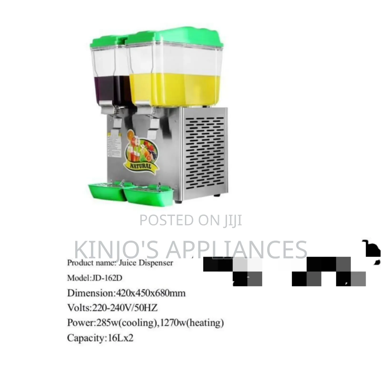 Double Juice Dispenser