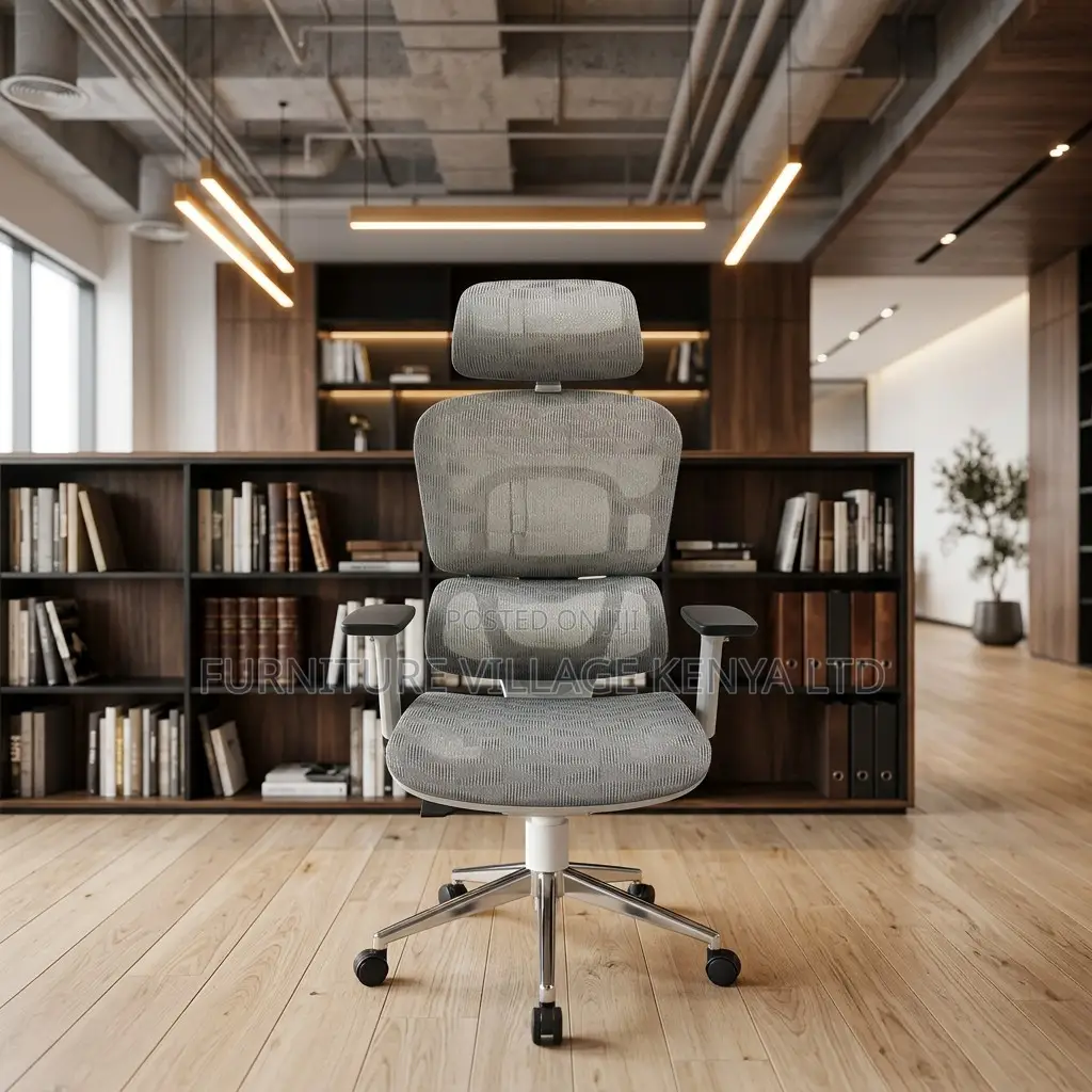 White Mesh Office Chair.