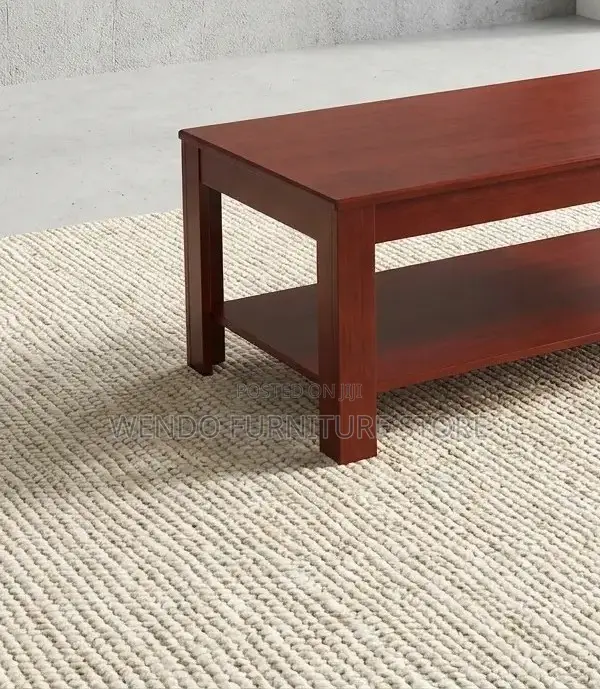 Coffee Table; Mahogany Executive Larizee Coffee Tables