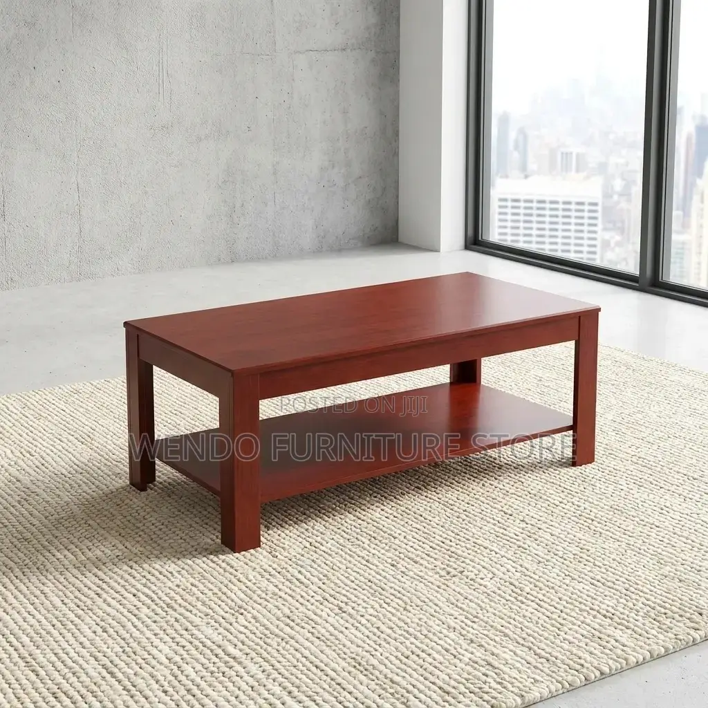 Coffee Table; Mahogany Executive Larizee Coffee Tables