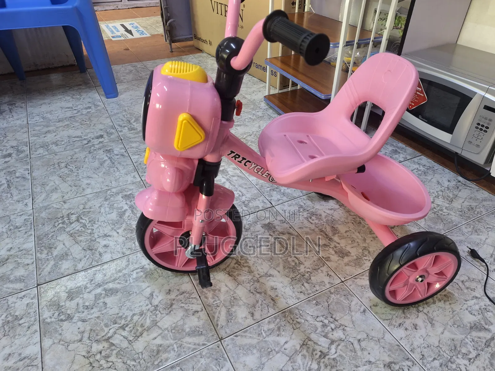 Pink Kids' Tricycle