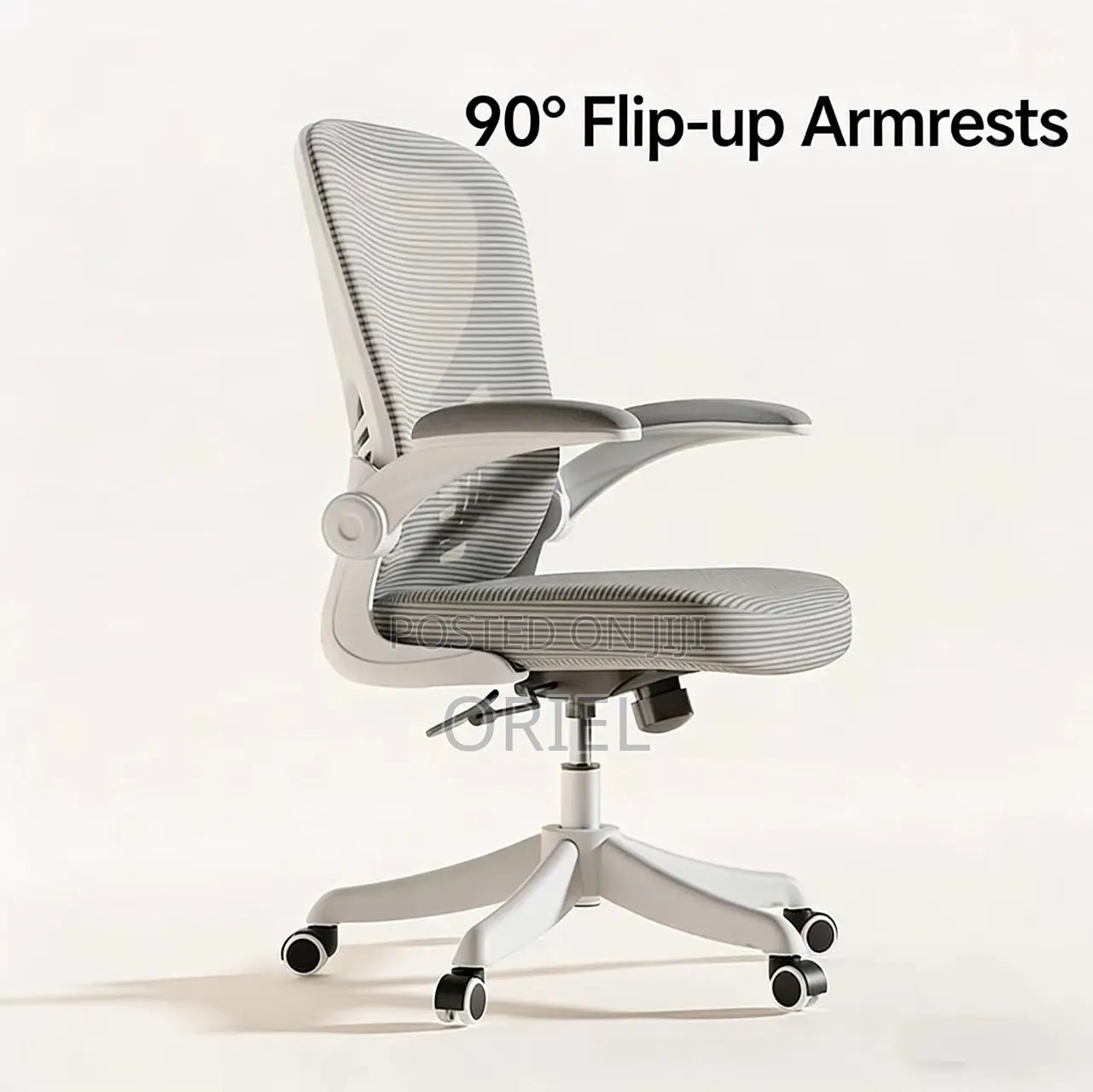 Office Chair : Grey Ergonomic Office Chair