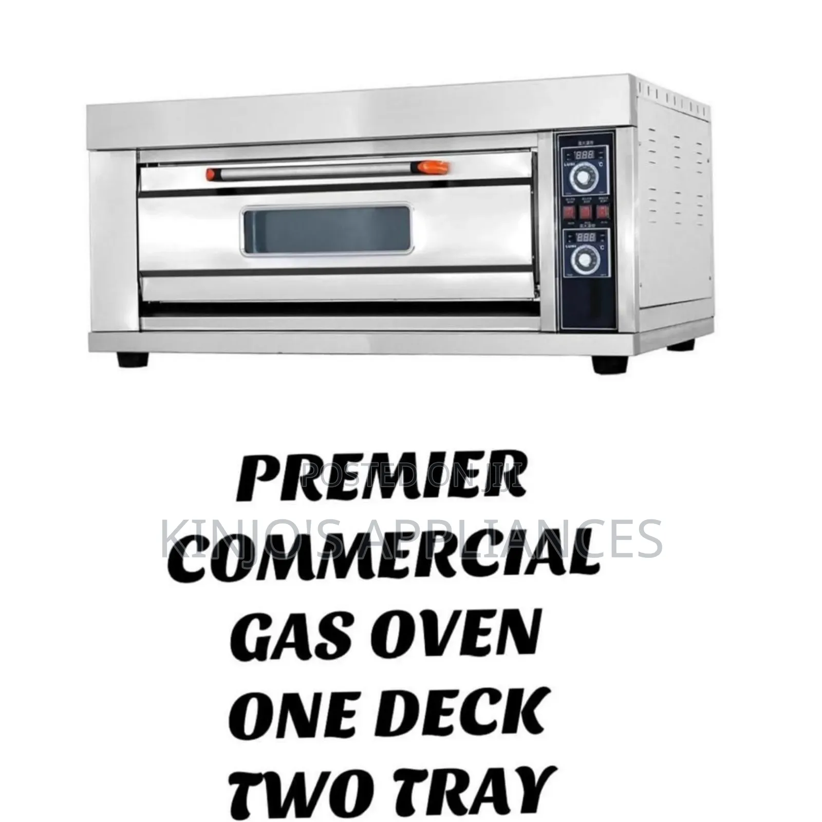 Premier Commercial Gas Oven One Deck Two Tray