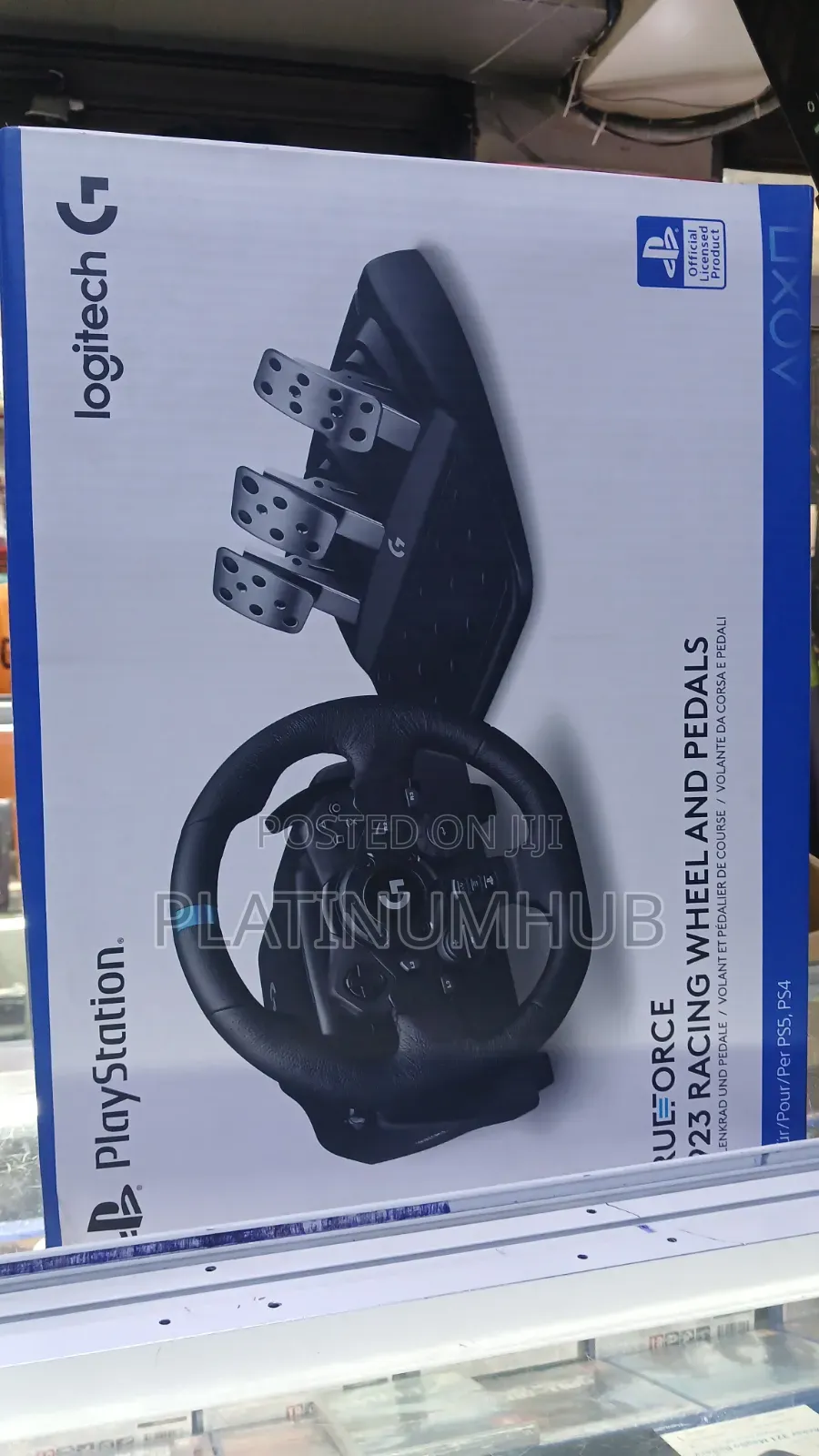 Playstation Logitech Wheel G923 Wheel and Pedals Trueforce Feedback