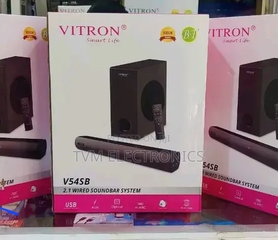 Vitron V54sb 80w 2.1ch Wired Soundbar System