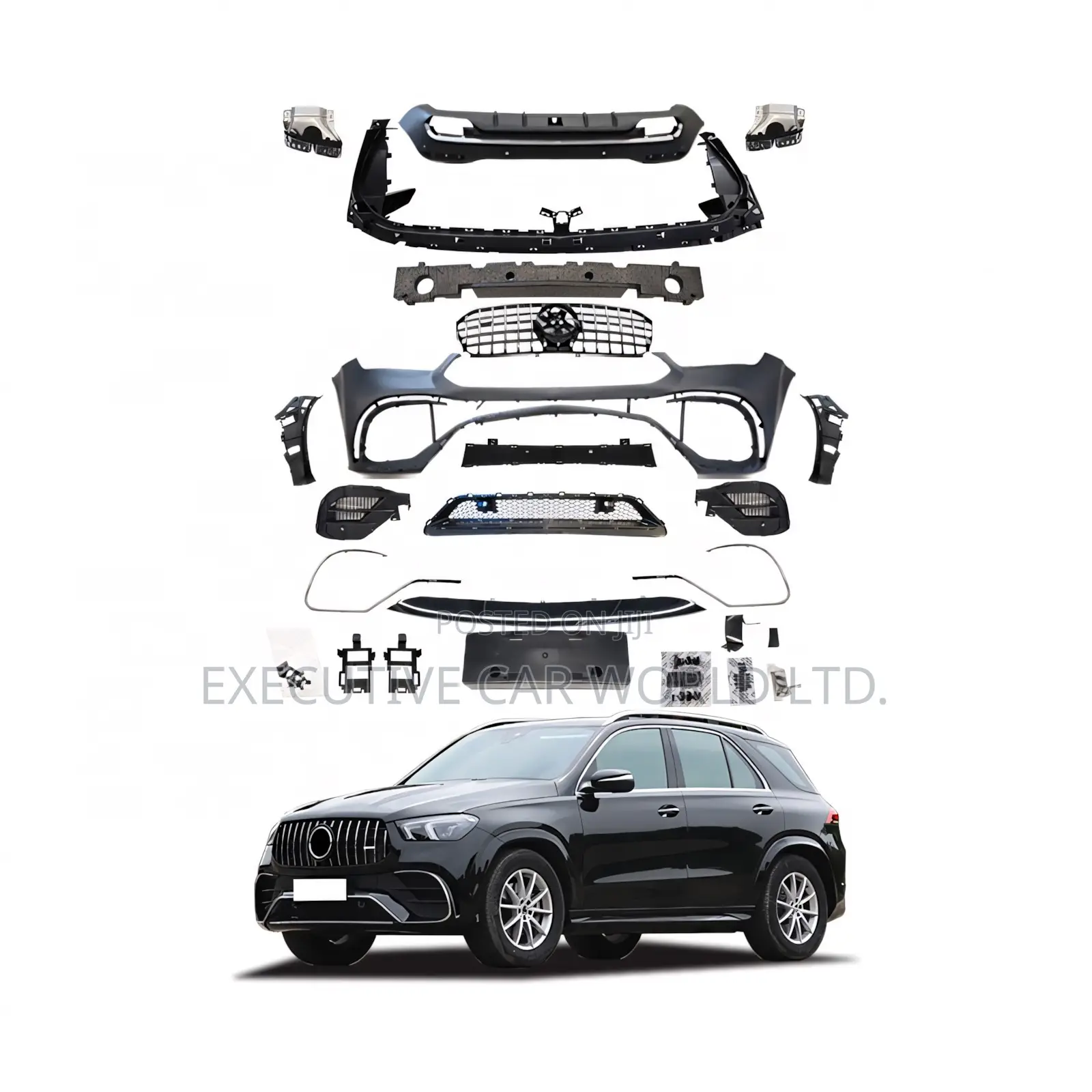 Mercedes Gle W167 To Gle63 Amg Body Kit