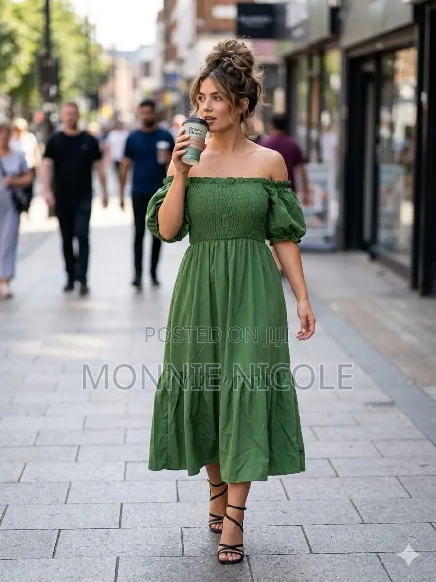 Love in the Summer Off Shoulder Dress