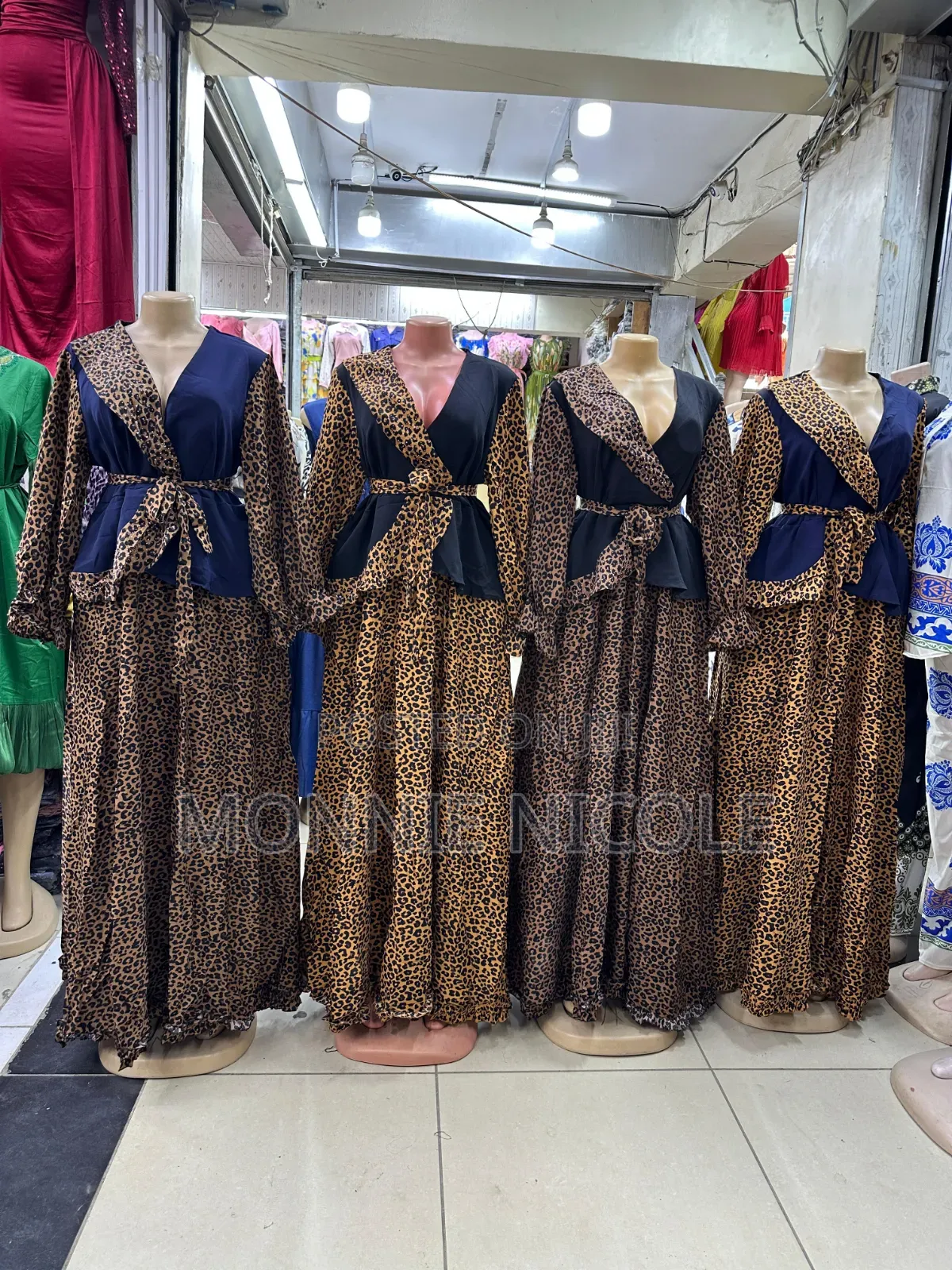 Curvewow Leopard Print Long Dress