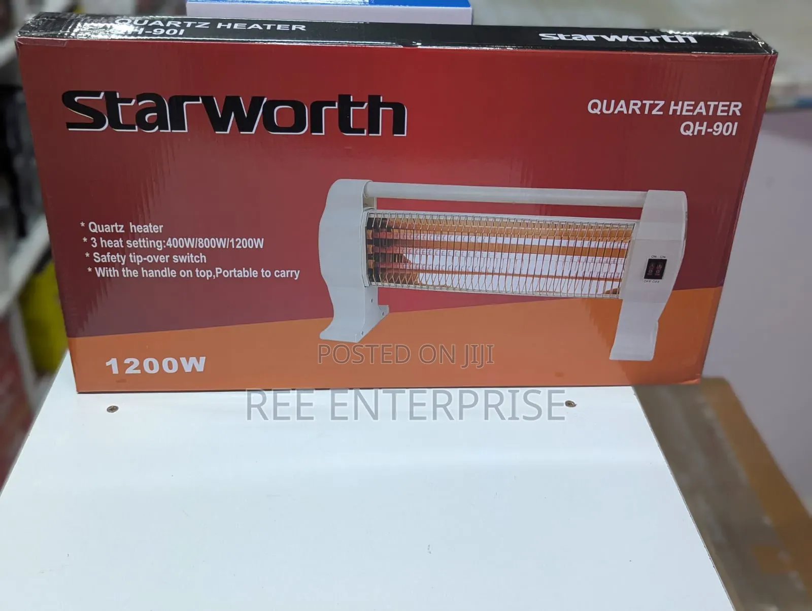 3 Setting Quartz Starworth Heater