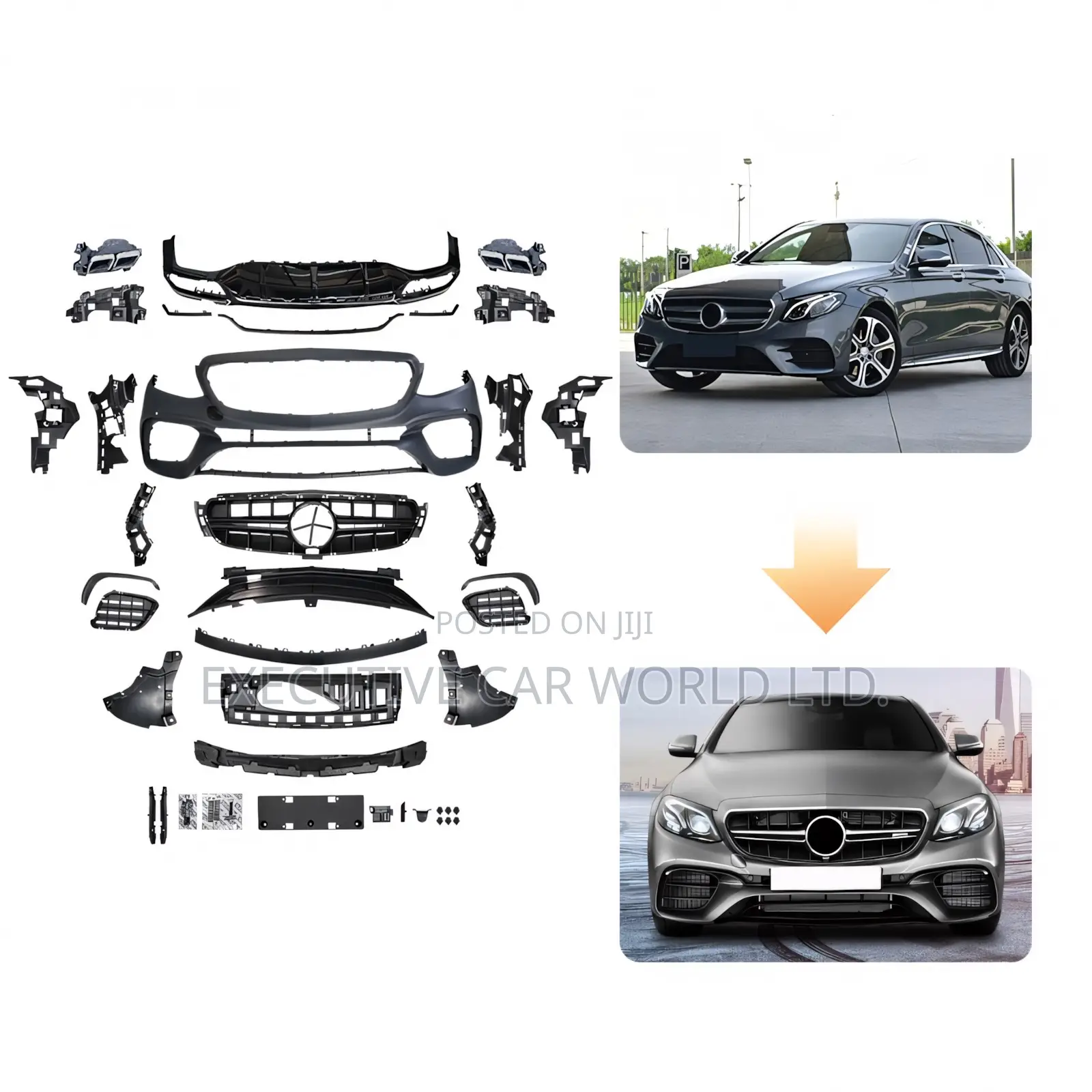 Mercedes E-class W213 To E63 Amg Body Kit