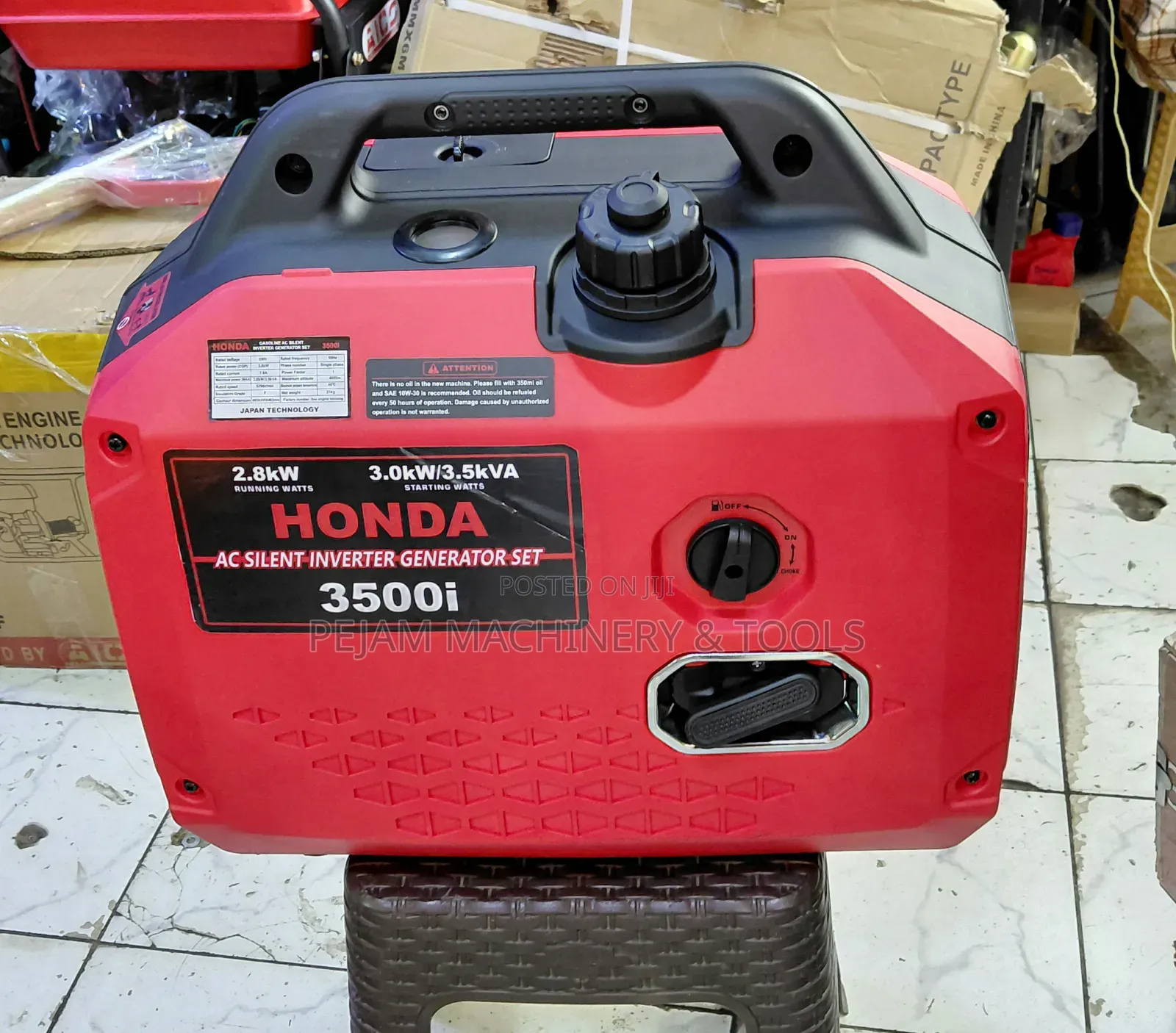 Honda 3.5kva Ac Silent Inverter Generator Set 3500i