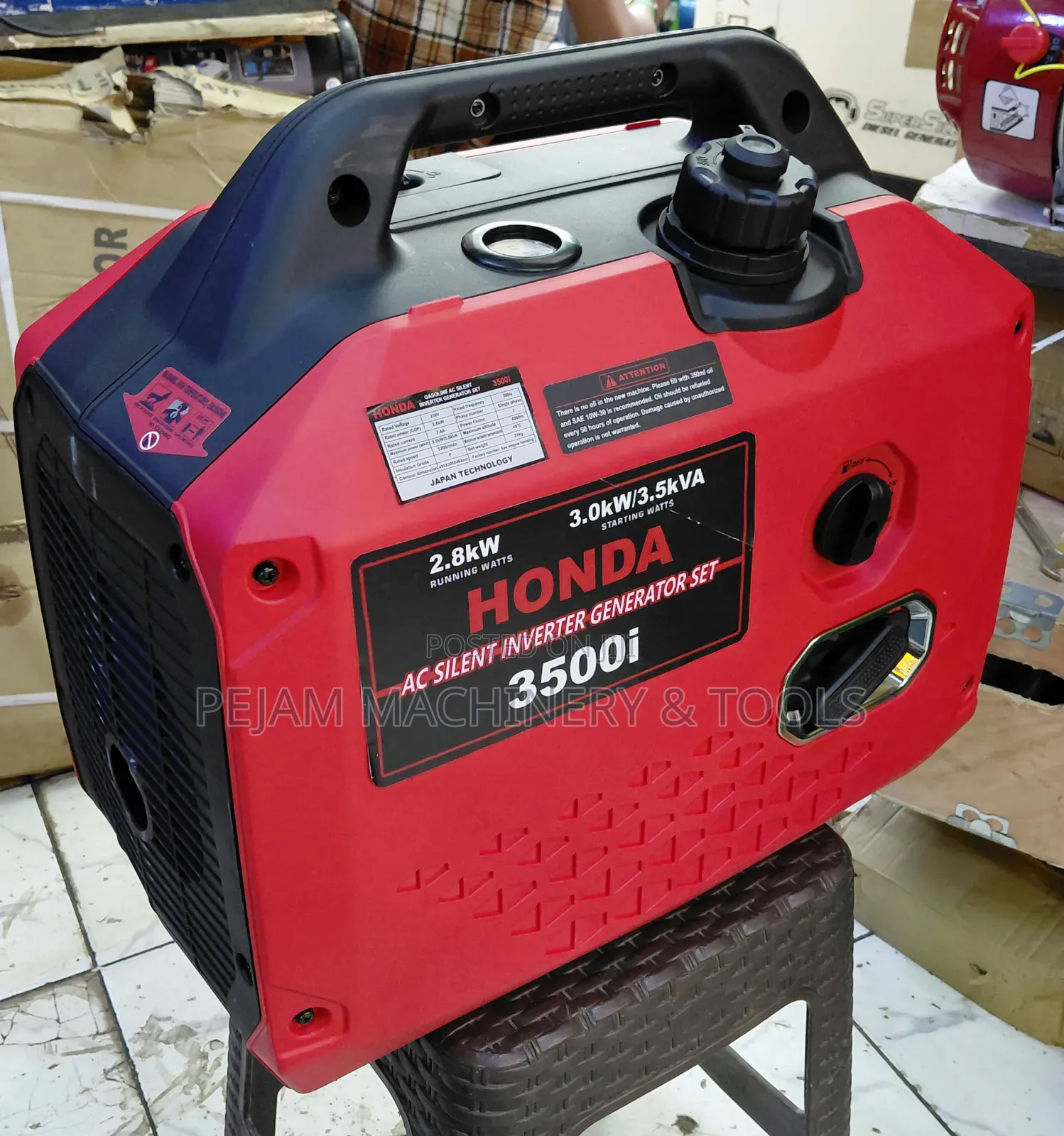 Honda 3.5kva Ac Silent Inverter Generator Set 3500i