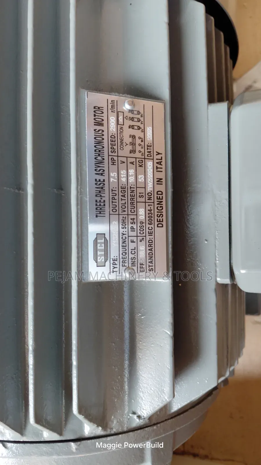 7.5 Hp STCL Three-Phase 2900rpm/High-Speed Asynchronous Motor.