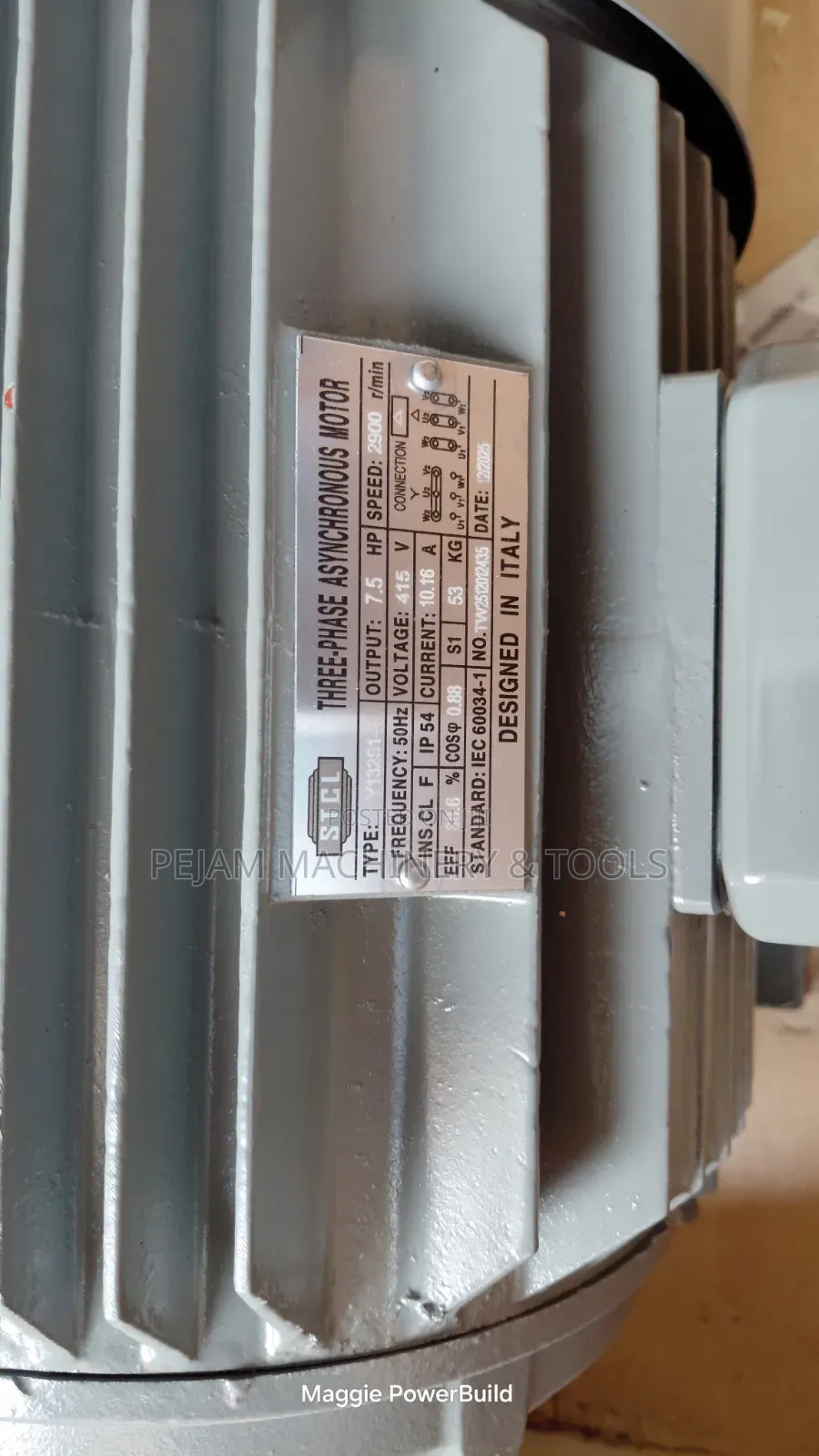 7.5 Hp STCL Three-Phase 2900rpm/High-Speed Asynchronous Motor.