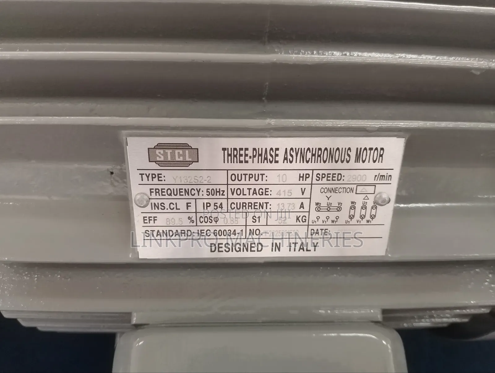 10hp Stcl Three Phase High Speed Motor