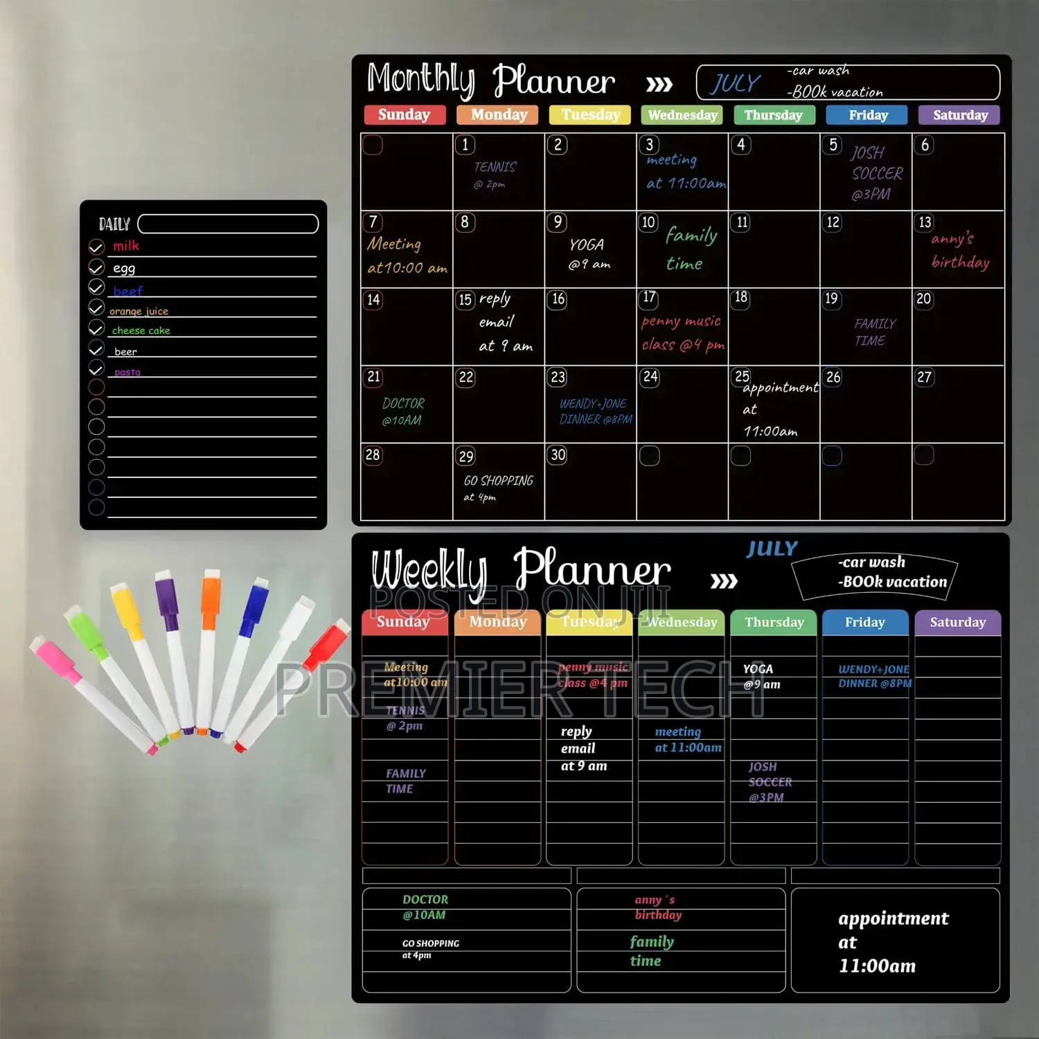 Monthly Weekly Planner Set