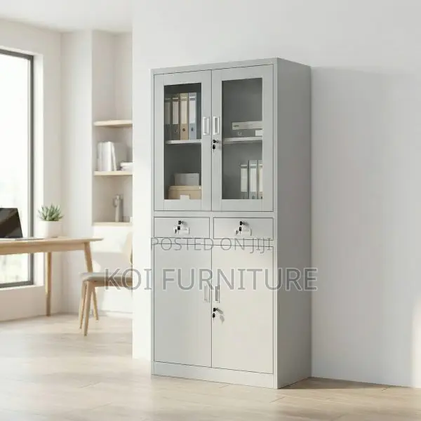 Office Cabinet : 2-Door Metallic Office Filling Cabinet