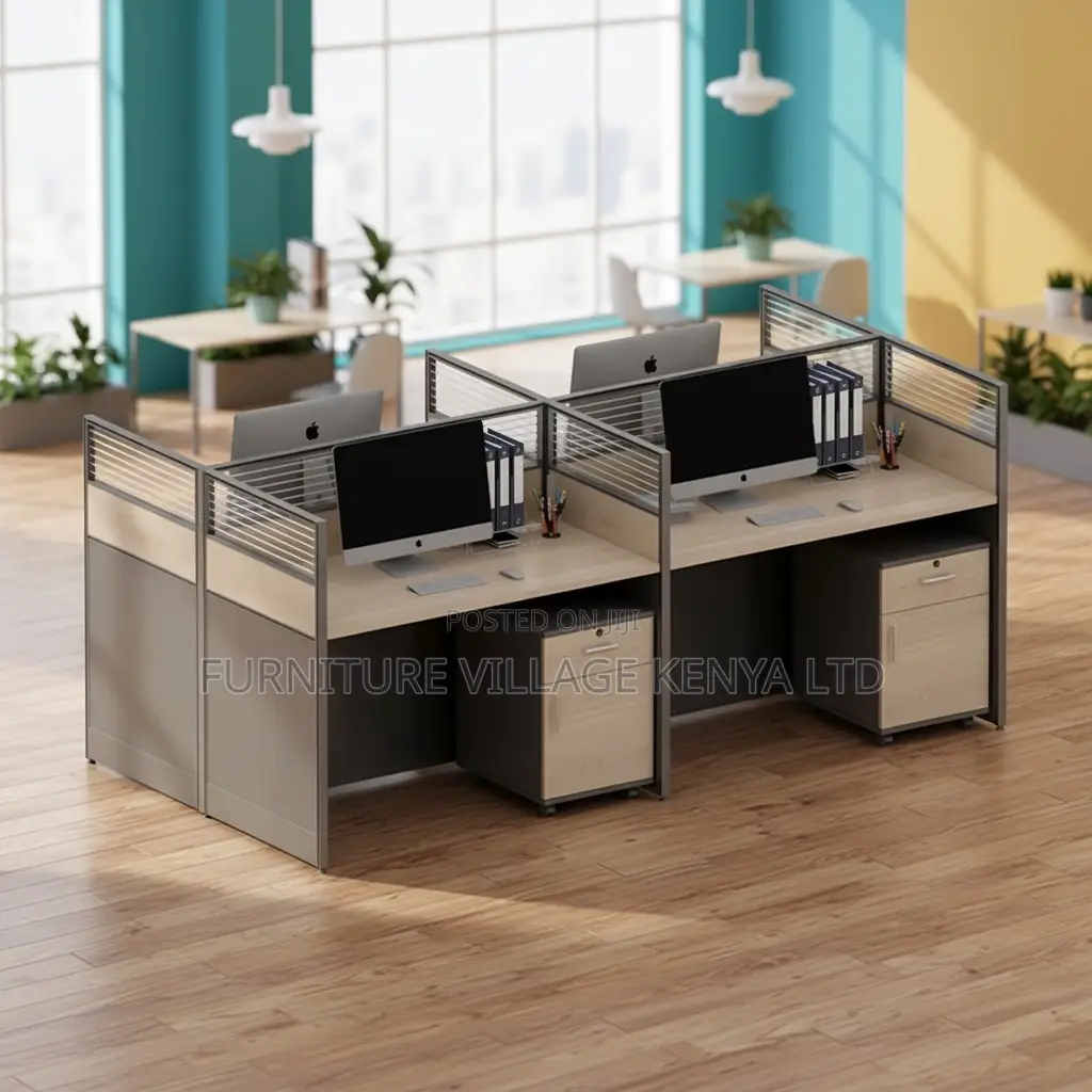 4-Way Office Workstation