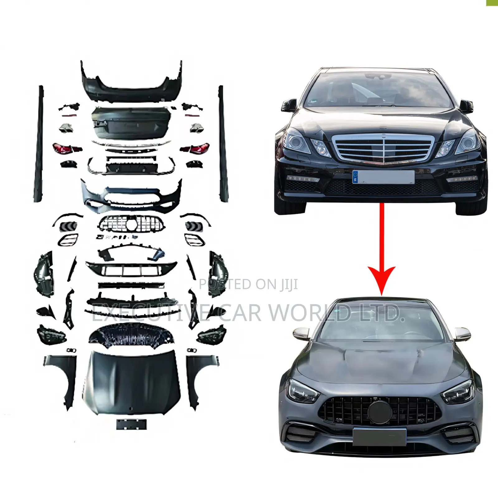 Mercedes-benz E-class W212 To W213 Facelift Kit