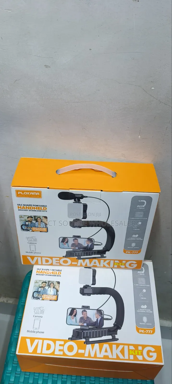 Stable Handheld Grip for Shake-Free Videos Adjustable