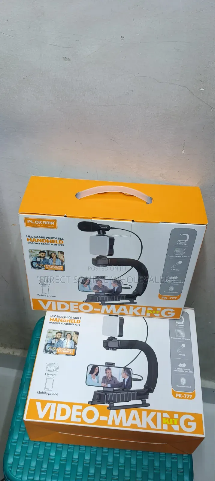 Stable Handheld Grip for Shake-Free Videos Adjustable
