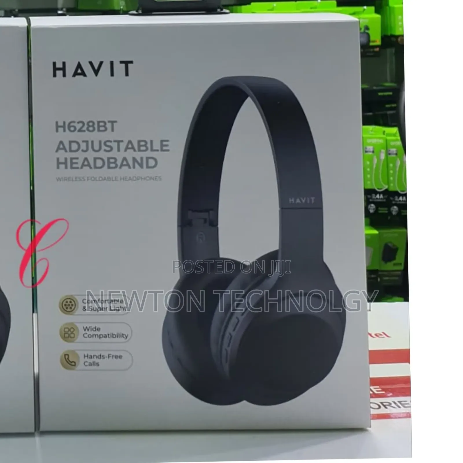 Havit H628bt Adjustable Headband Wireless Foldable Headphone