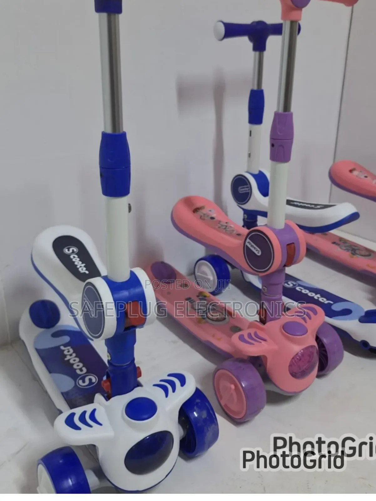 Kids Scooter With Seat – Light Up Wheels Music!