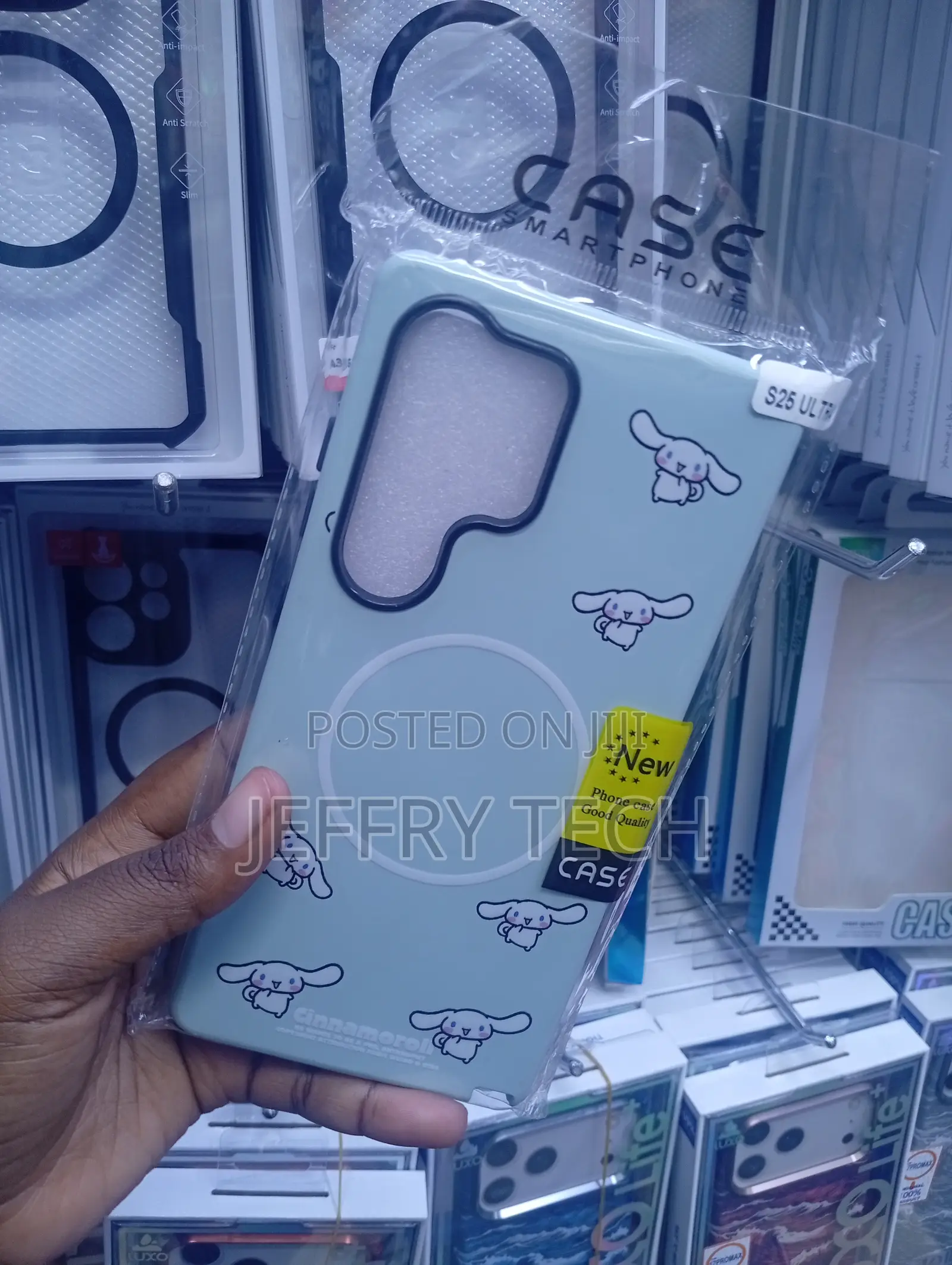 Samsung Galaxy S25 Ultra Luxe Cinnamoroll Pattern Case- Light Blue