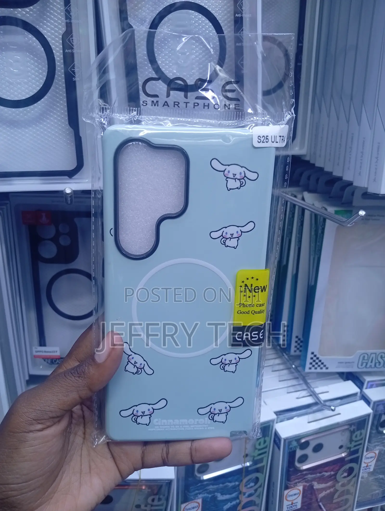 Samsung Galaxy S25 Ultra Luxe Cinnamoroll Pattern Case- Light Blue