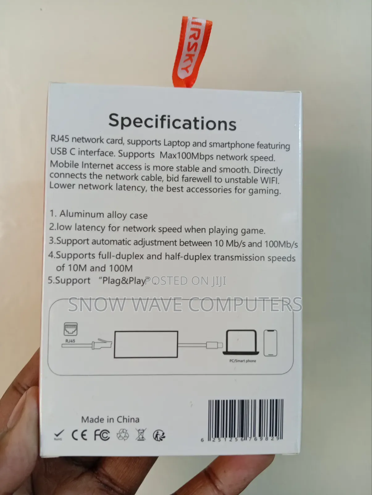 Airsky Usb C to Rj45 Adapter Usb C Ethernet Adapter