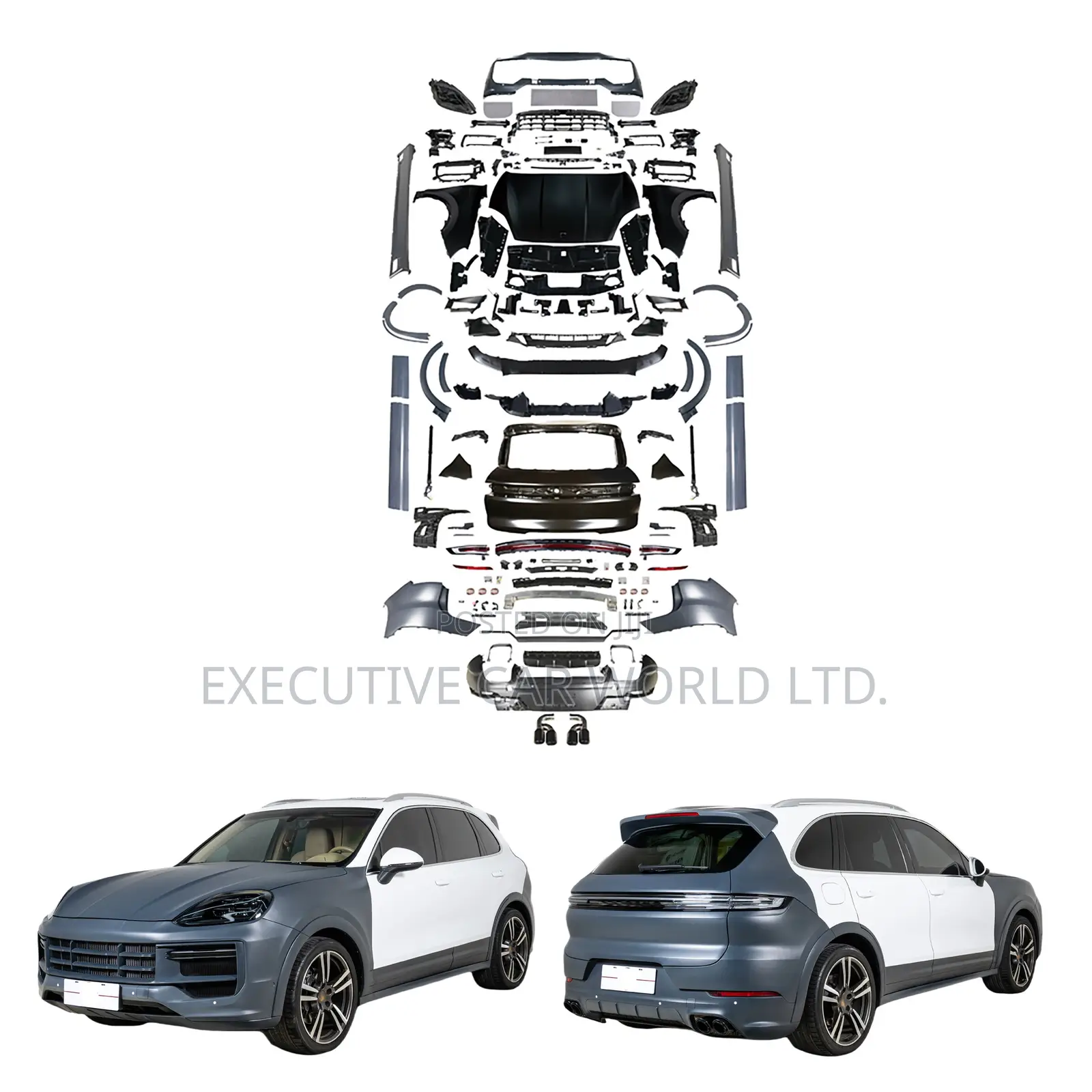 Porsche Cayenne 958 to 9y0 Facelift Kit