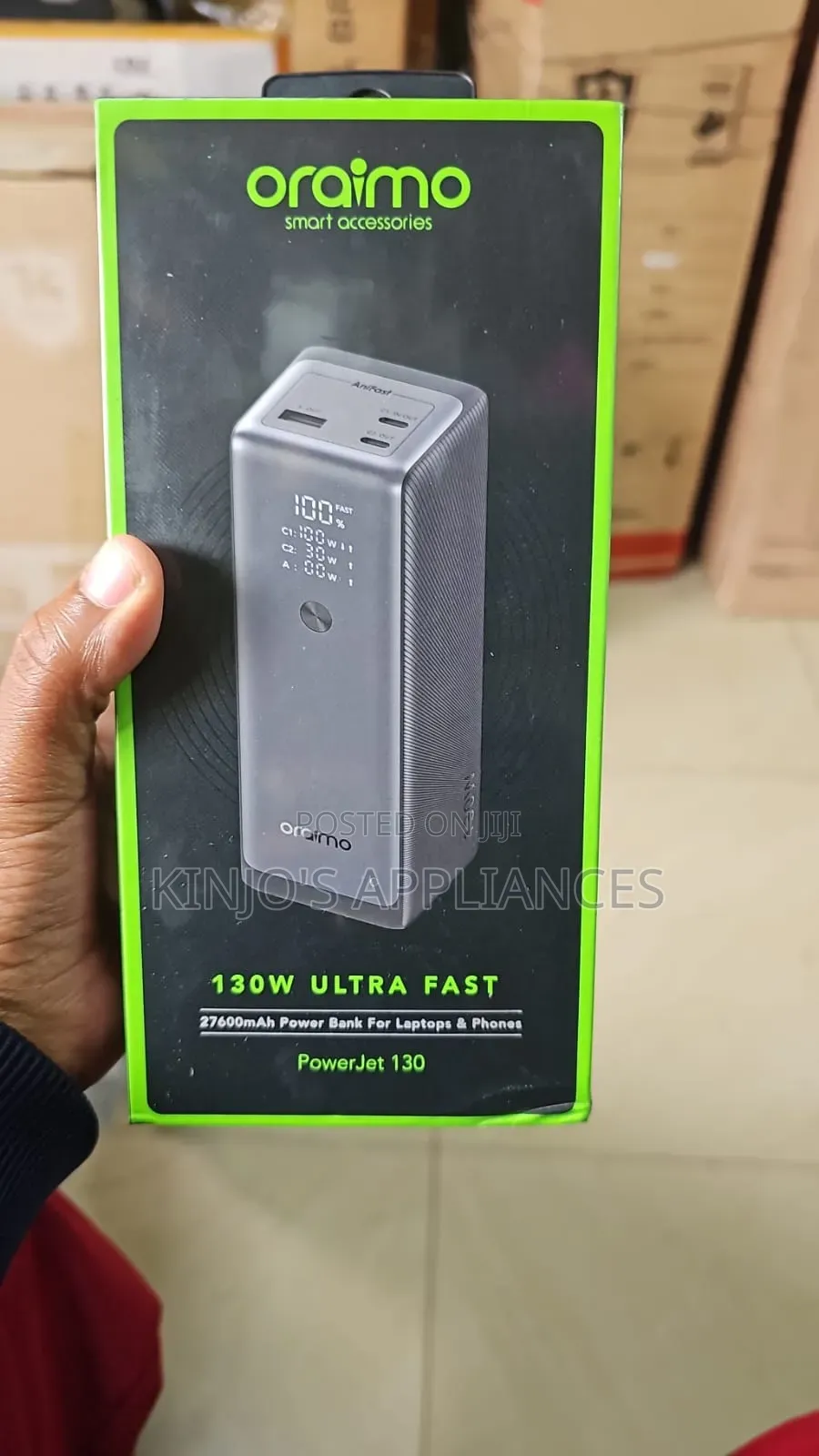 Oraimo *Powerjet 130* Opb-727sq *130w Power Bank