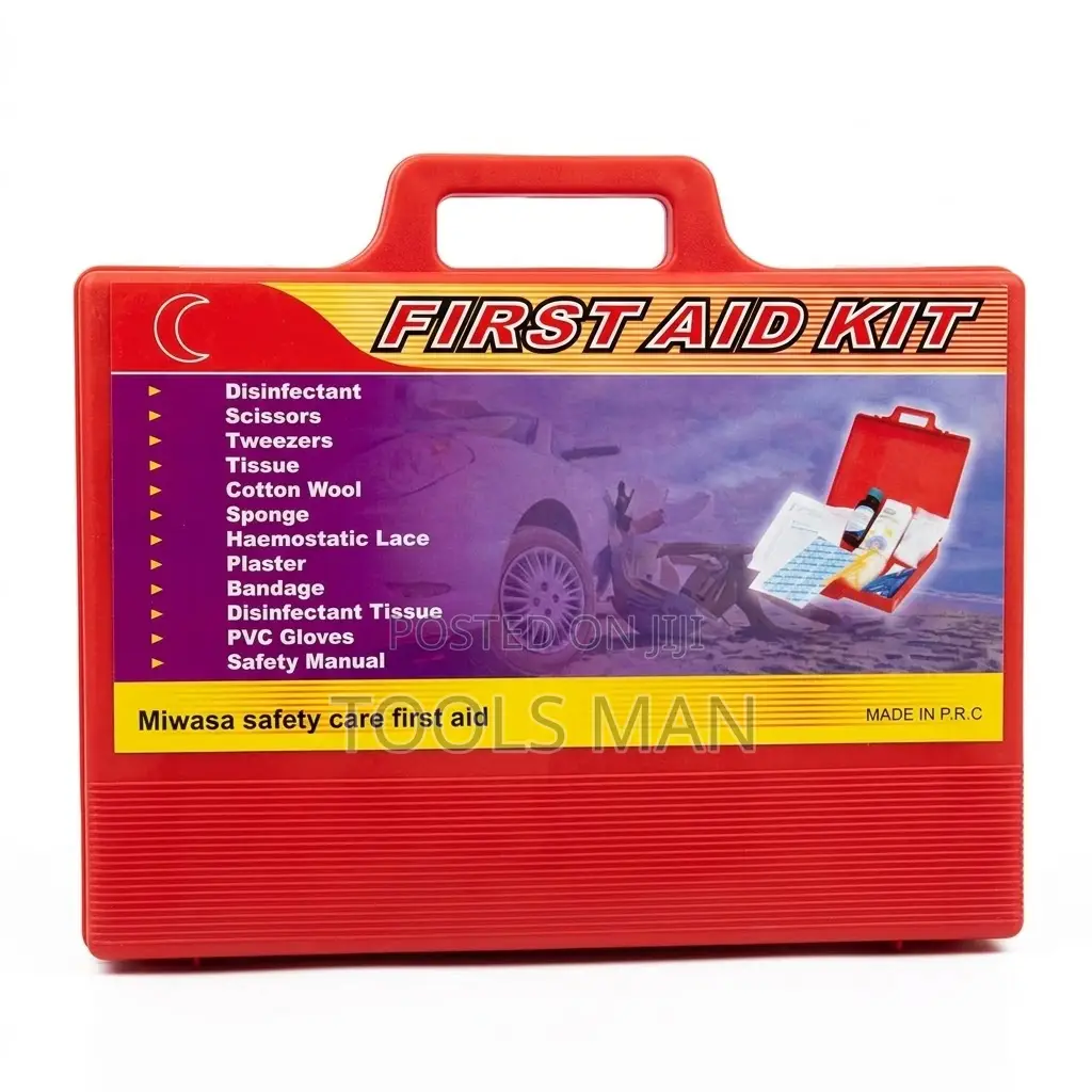 Fully Equipped First Aid Kit - Emergency Travel Road Safety