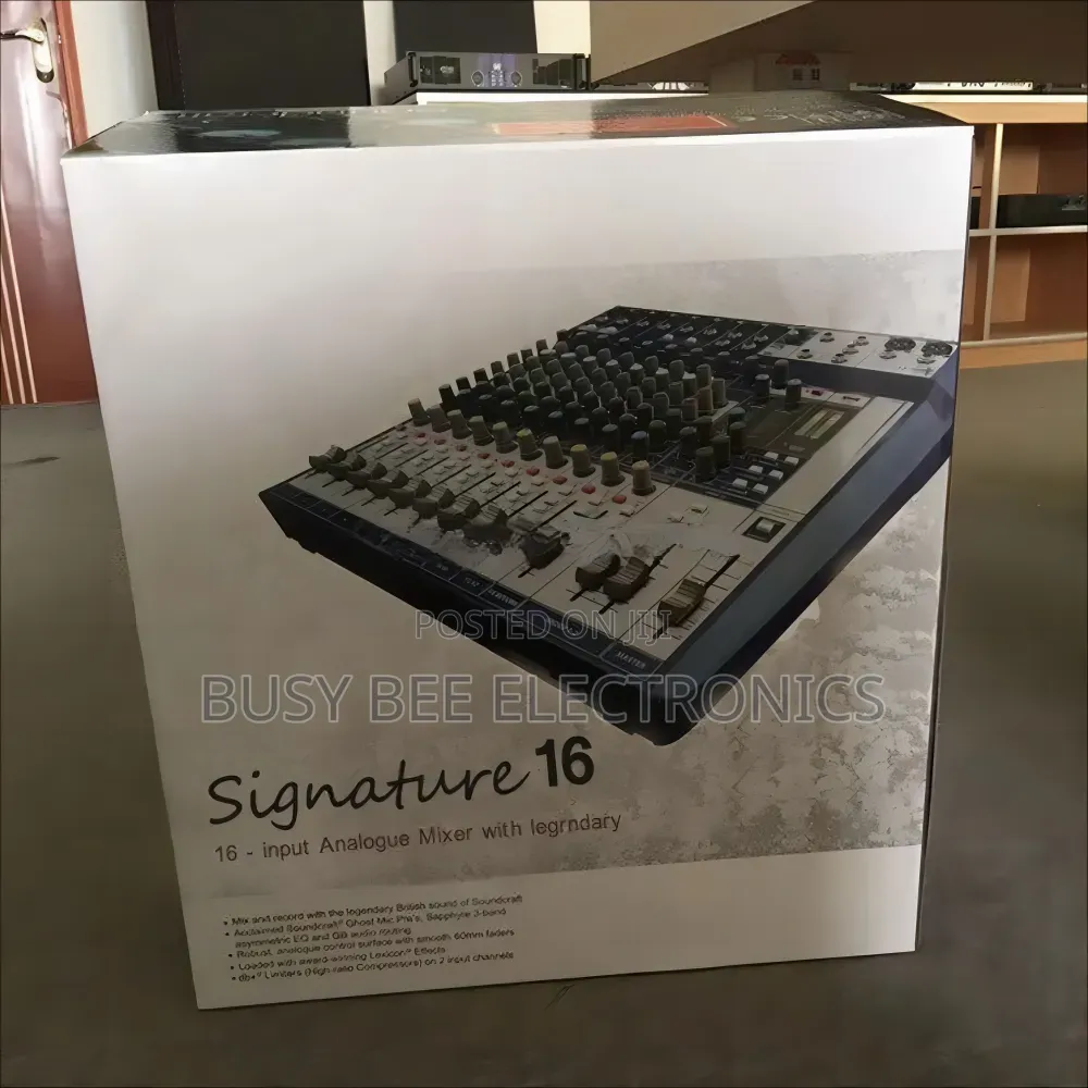Soundcraft Signature 16 Mixer With Fx Usb