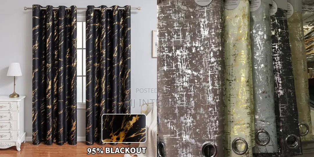 Soft Fabric Imported Curtains for Modern Home Decoration
