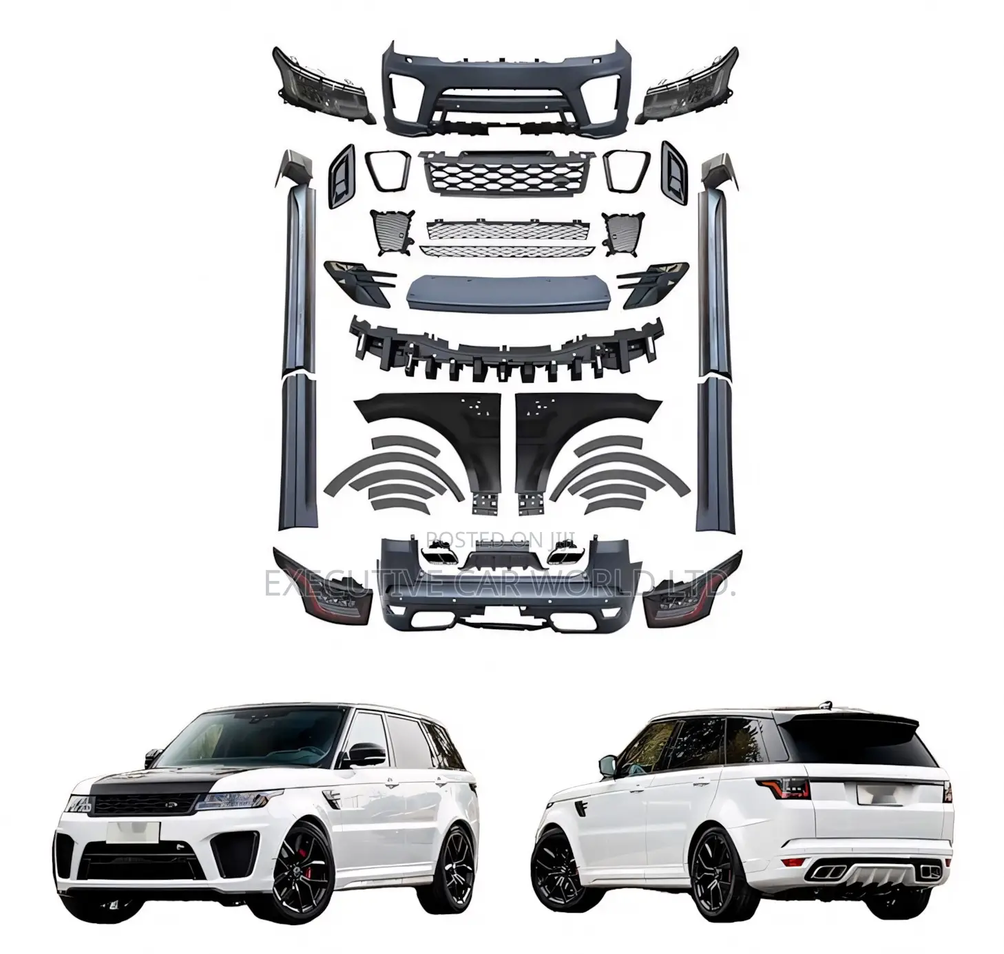 Range Rover Sport L494 to SVR Body Kit
