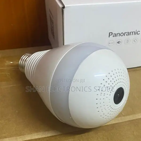 1080p Wifi Security Bulb Camera - Night Vision, Motion Detection #