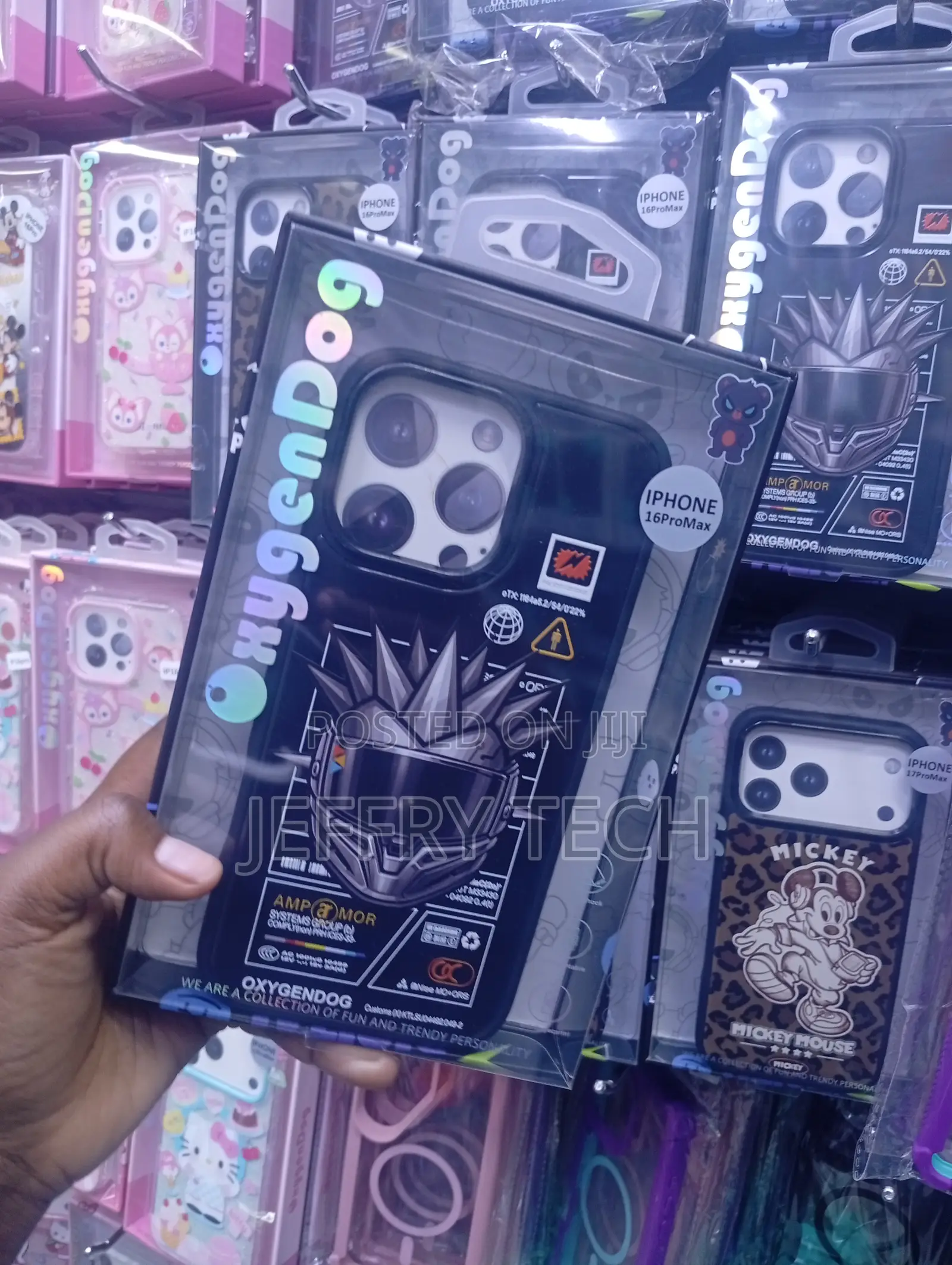 iPhone 16 Pro Max Featuring a Cyber Warrior Graphic Cover