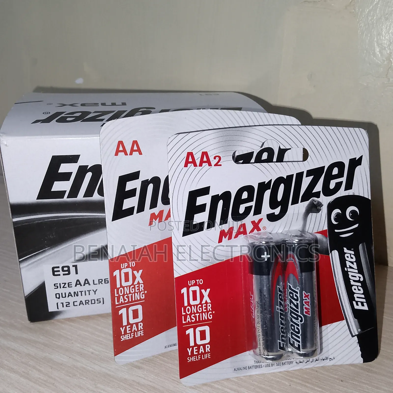 Energizer Aa Batteries (Two Pack)