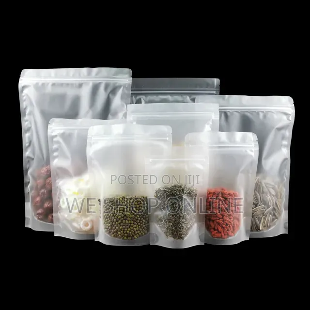 15×22cm Matte Finish Stand Up Pouch Bags With Ziplock,50pcs