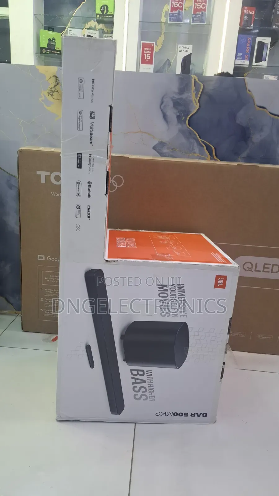 JBL Bar 500 Mk2 5.1ch 750w Wireless Soundbar