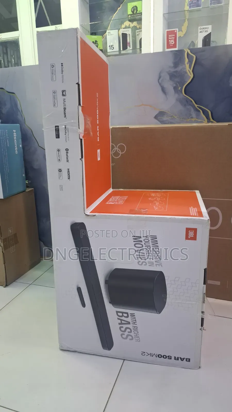 JBL Bar 500 Mk2 5.1ch 750w Wireless Soundbar