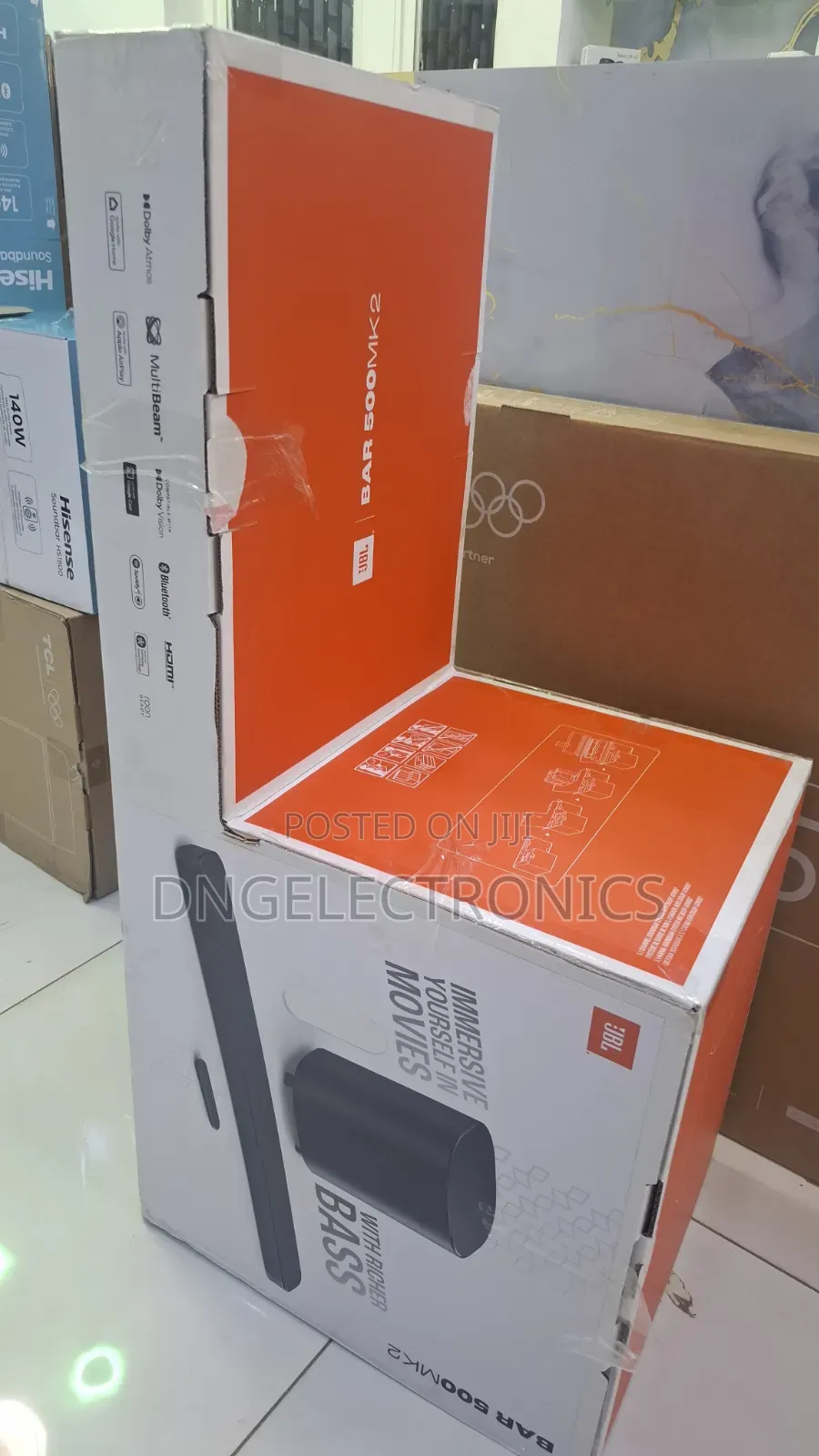 JBL Bar 500 Mk2 5.1ch 750w Wireless Soundbar