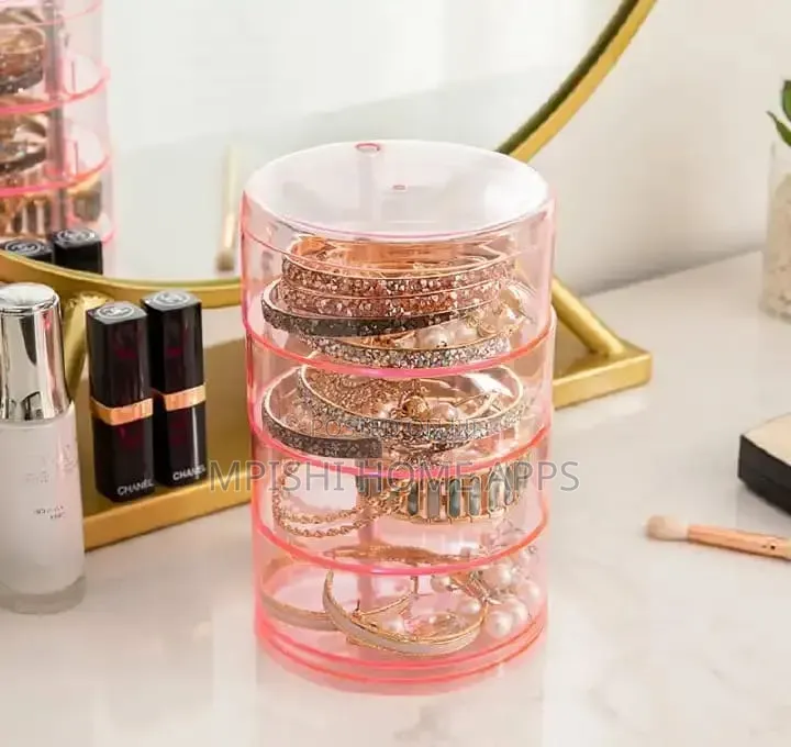 4-Layer Rotating Jewelry Organizer